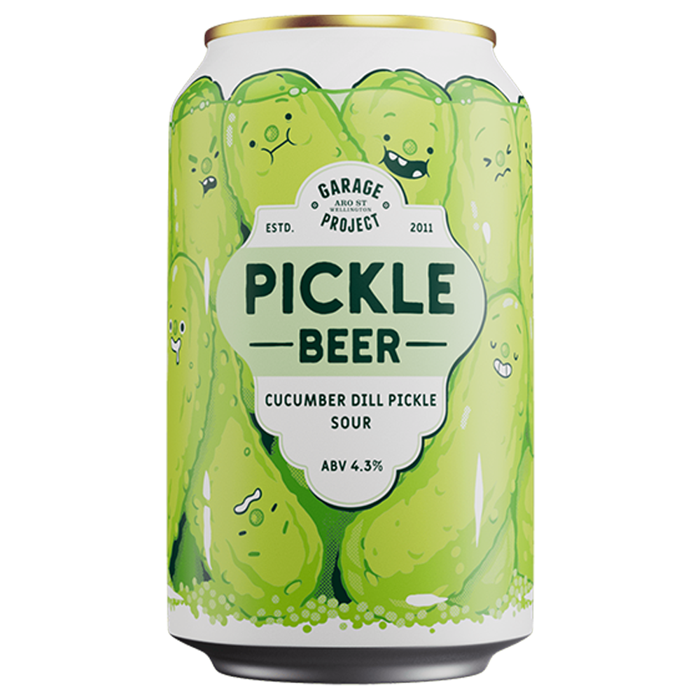 Garage Project 'Pickle Beer' Cucumber Dill Pickle Sour 4.3%