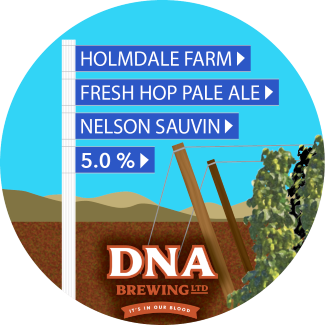 1L Glass SWAPPA Flagon of DNA Brewing 'Holmdale Farm' Fresh Hop Pale Ale 5%